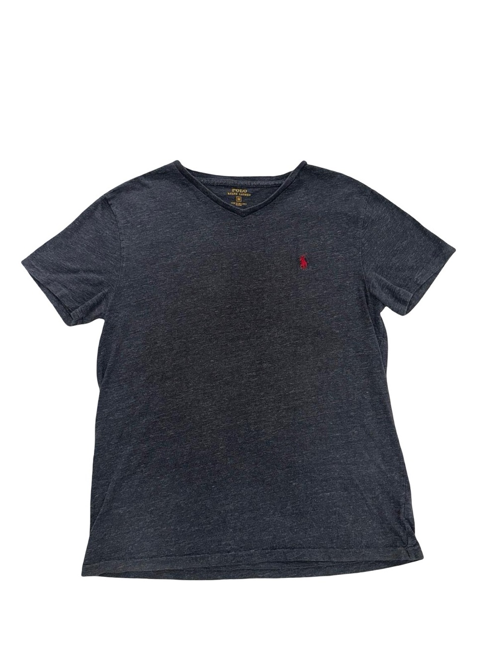 Polo Ralph Lauren Men’s V-Neck T-Shirt Short Sleeve Embroidered Pony Logo